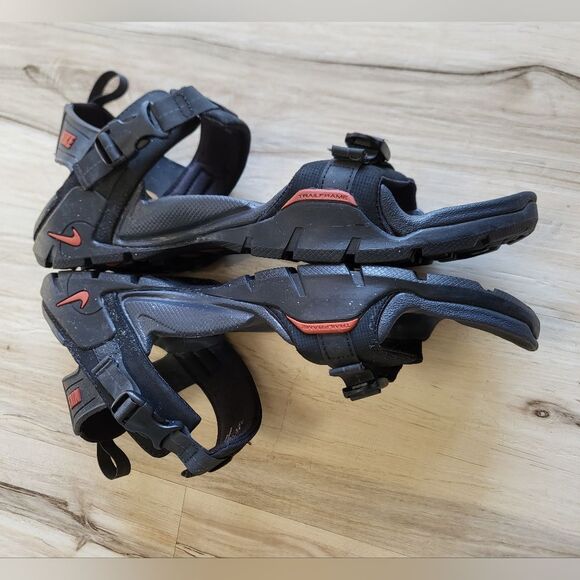 NIKE ACG ALL-TRAC AMPHIBIOUS sandals size 12 Color black and red Strap Open Toe - Picture 4 of 9